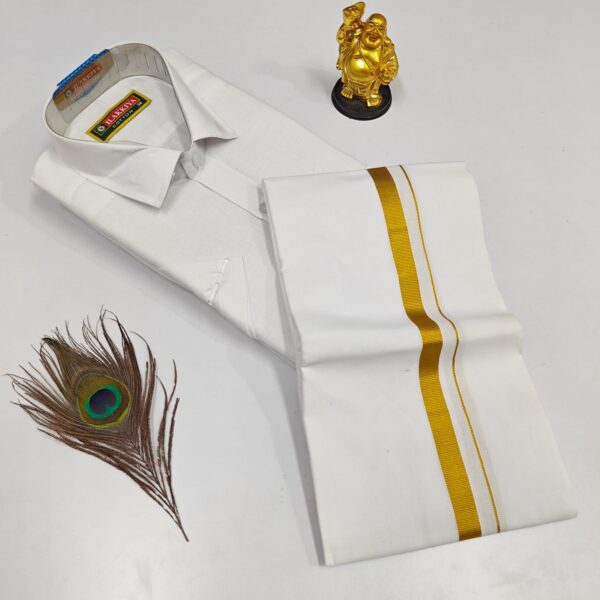 Cotton Shirt & Dhothis 004
