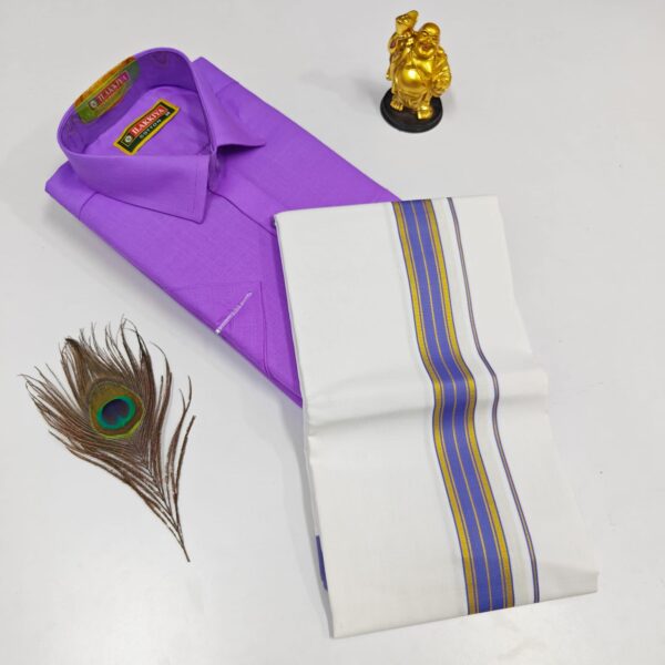 Cotton Shirt & Dhothis 014