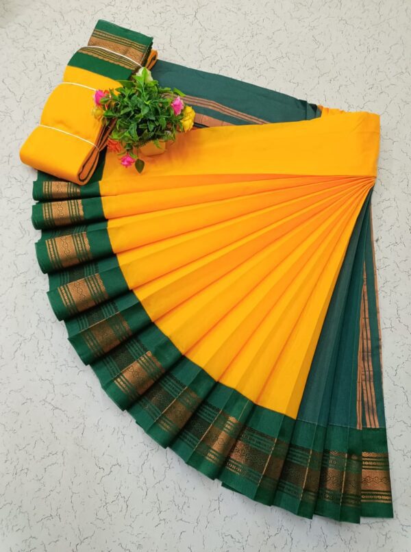 Korvai Border Silk Cotton Sarees 022