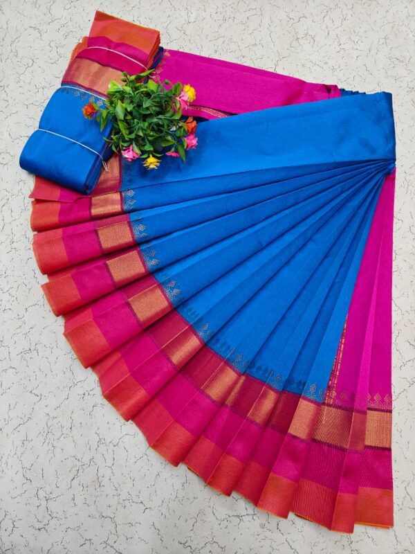 Korvai Border Silk Cotton Sarees 026