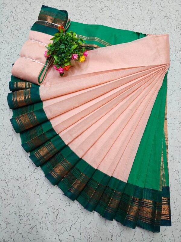 Korvai Border Silk Cotton Sarees 041