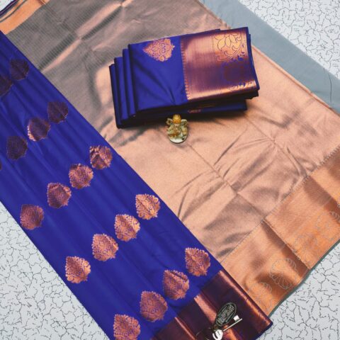 Fancy Bhutta Soft Silk Saree 003