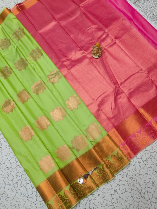 Fancy Bhutta Soft Silk Saree 004