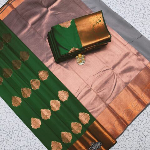Fancy Bhutta Soft Silk Saree 008