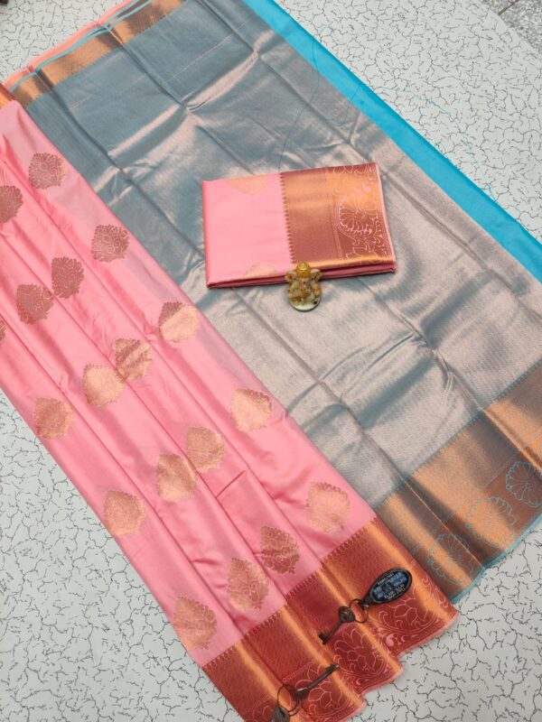 Fancy Bhutta Soft Silk Saree 010