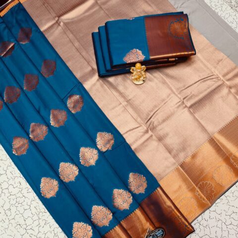 Fancy Bhutta Soft Silk Saree 011