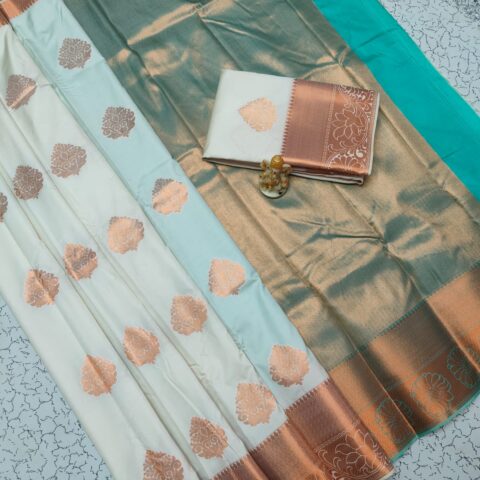 Fancy Bhutta Soft Silk Saree 017