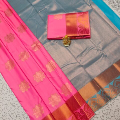 Fancy Bhutta Soft Silk Saree 018
