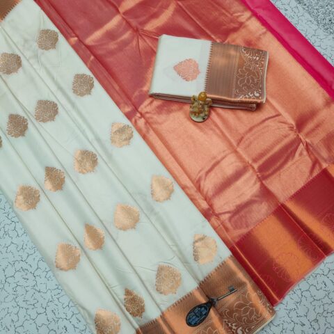 Fancy Bhutta Soft Silk Saree 019