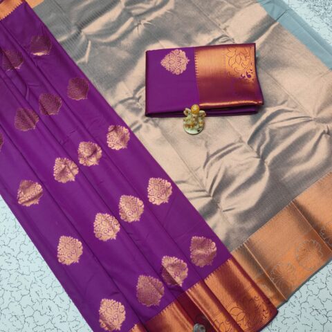 Fancy Bhutta Soft Silk Saree 021