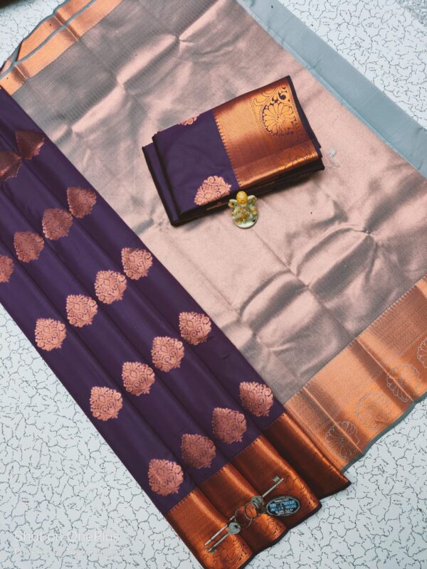 Fancy Bhutta Soft Silk Saree 023
