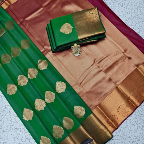 Fancy Bhutta Soft Silk Saree 025
