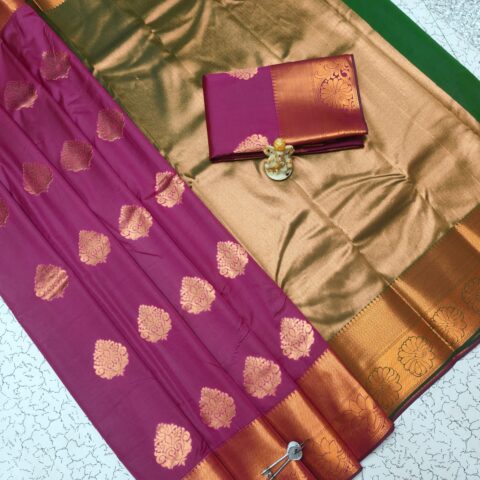 Fancy Bhutta Soft Silk Saree 029