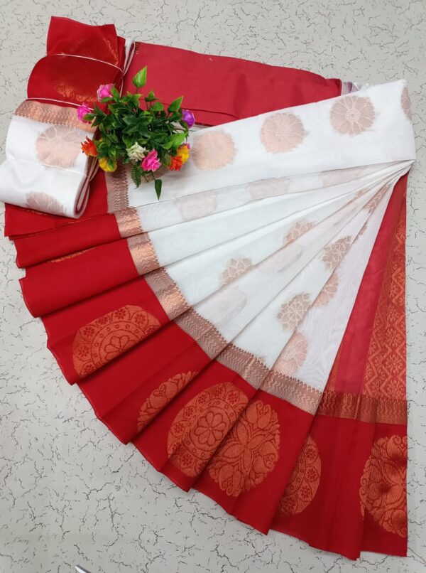 Kotanji Border Silk Cotton Sarees 019