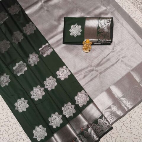 Fancy Bhutta Soft Silk Saree 001