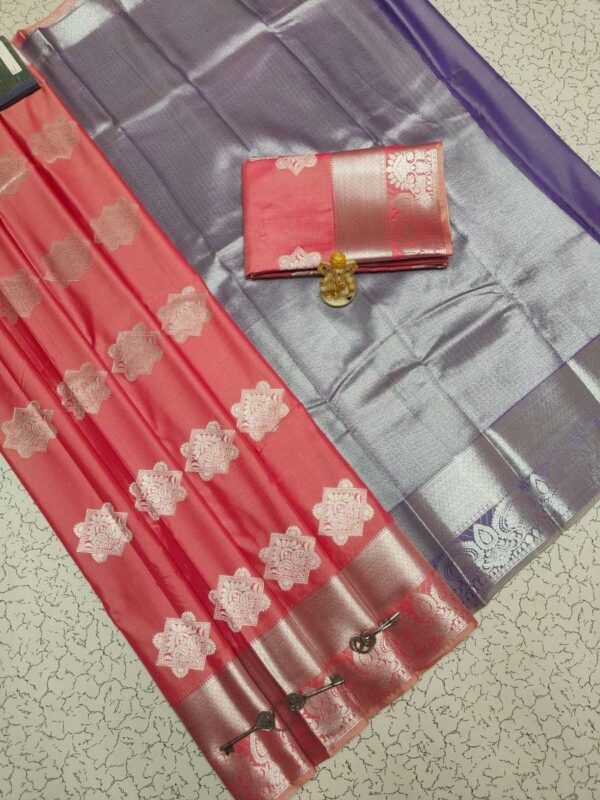 Fancy Bhutta Soft Silk Saree 006