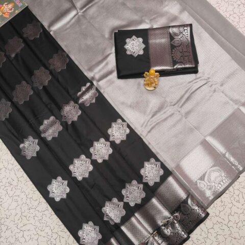 Fancy Bhutta Soft Silk Saree 016