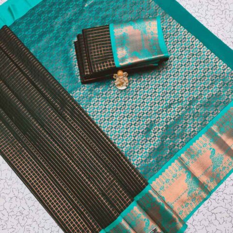 Fancy Butta Big Border Sarees 017