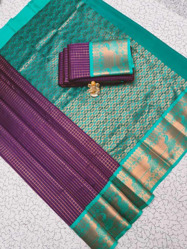 Fancy Butta Big Border Sarees 020