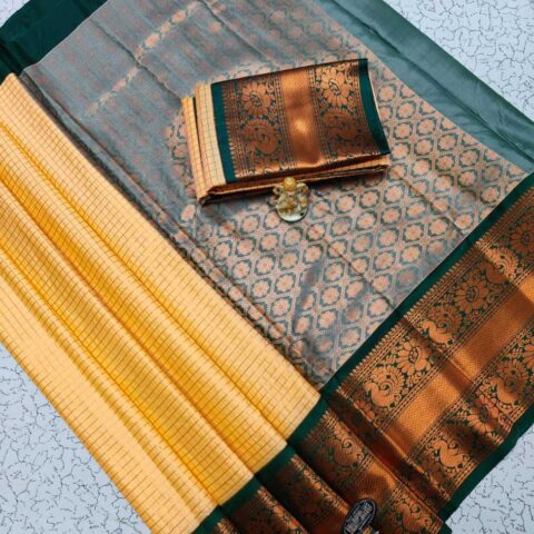 Fancy Butta Big Border Sarees 029