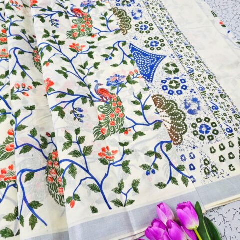 Printed Cotton Sarees 005