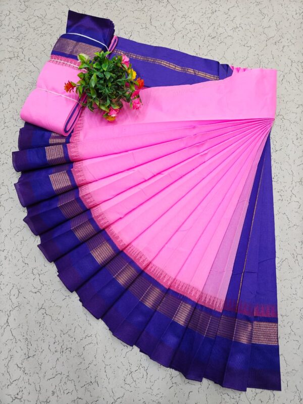 Korvai Border Silk Cotton Sarees 007