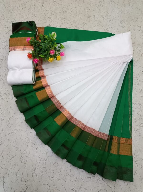 Korvai Border Silk Cotton Sarees 021