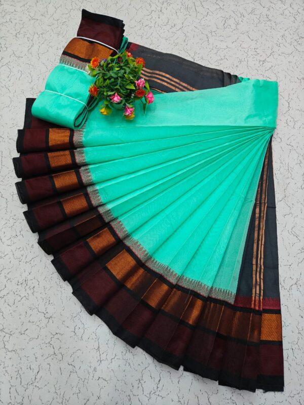 Korvai Border Silk Cotton Sarees 030