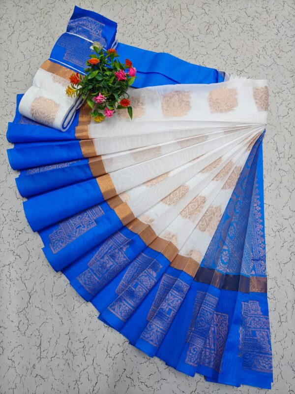 Kotanji Border Silk Cotton Sarees 023
