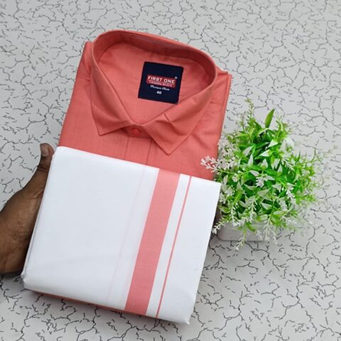 Cotton Shirt & Dhothi 003