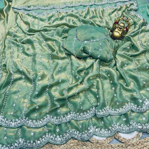 Fancy Embroidery Work Saree 003