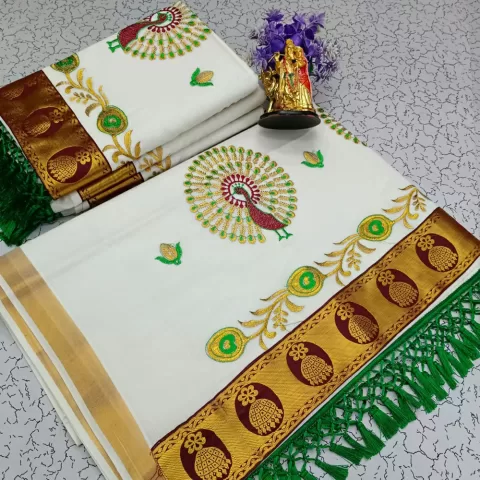 Elampillai Pure Mercerized Silk Cotton Sarees - EPS018