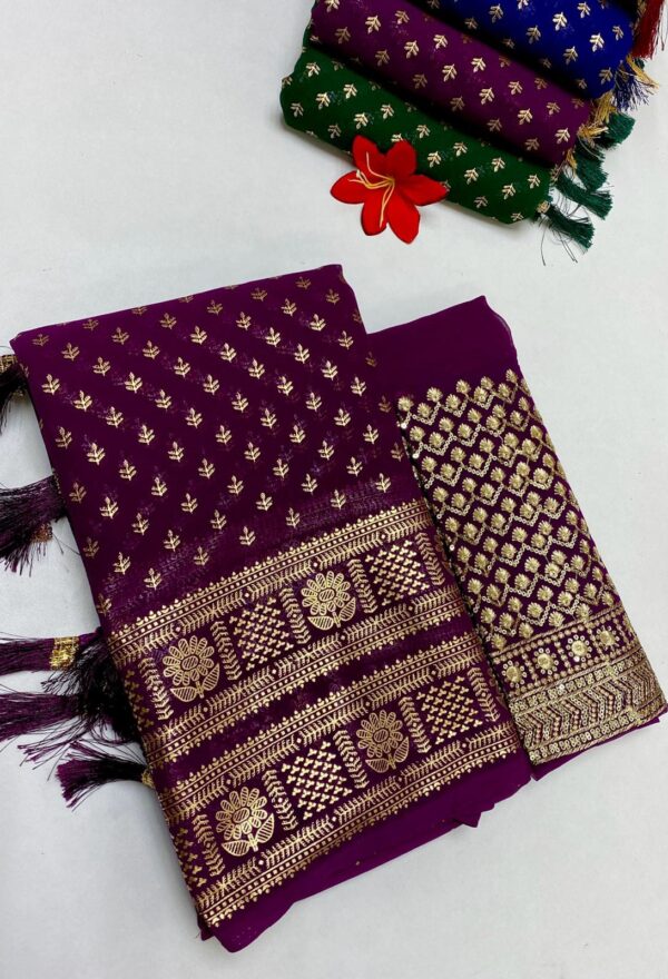 Georjet Fancy Sarees 026