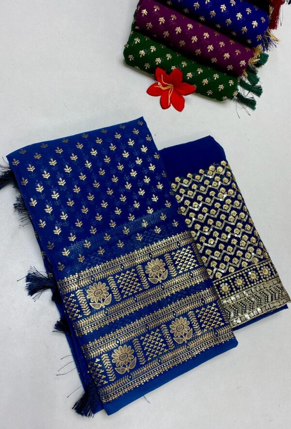 Georjet Fancy Sarees 030