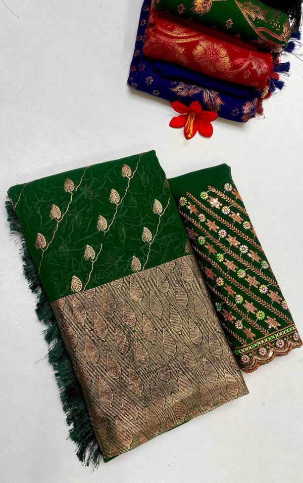 Georjet Fancy Sarees 034