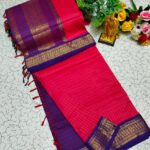 Checked Kalyani Cotton sarees 009
