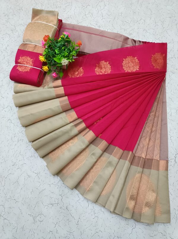 Kotanji Border Silk Cotton Sarees 040