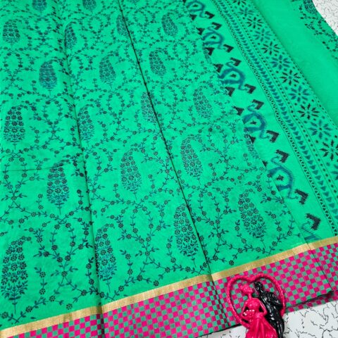 Colours Printed Kerala Sarees 006