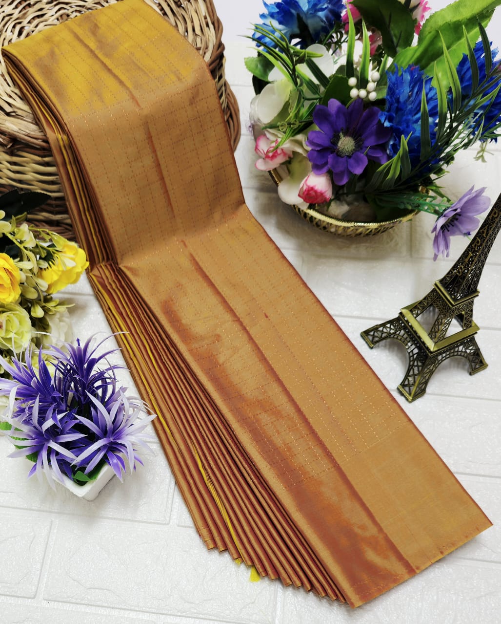 Arani Soft Silk Without Boarder 003