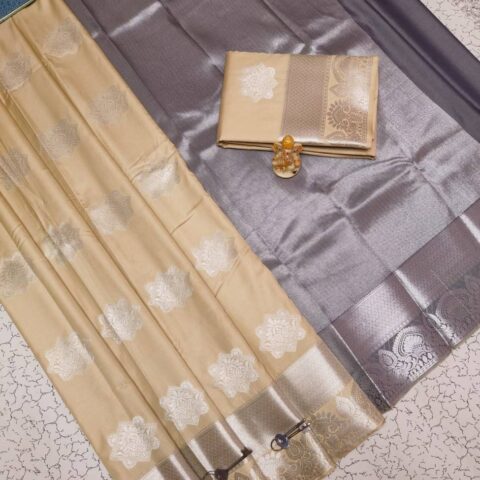 Fancy Bhutta Soft Silk Saree 002
