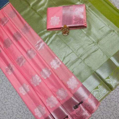 Fancy Bhutta Soft Silk Saree 007