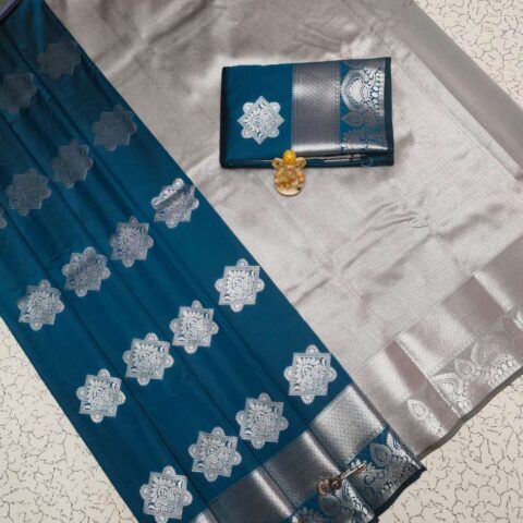Fancy Bhutta Soft Silk Saree 019