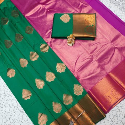 Fancy Bhutta Soft Silk Saree 028