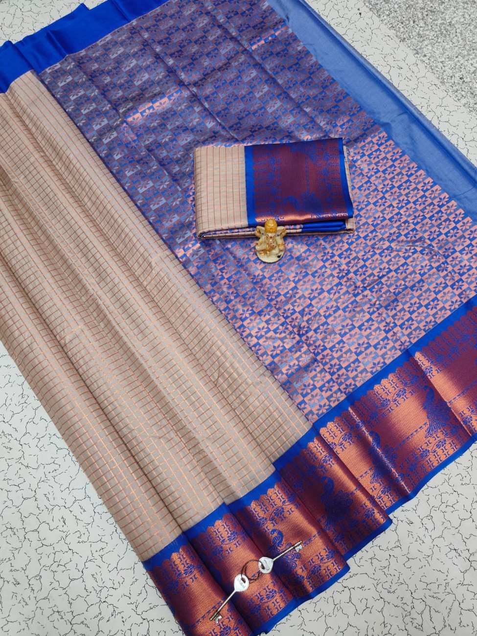 Fancy Butta Big Border Sarees 003