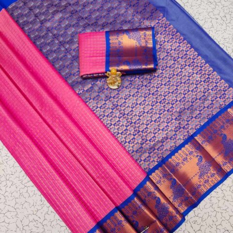 Fancy Butta Big Border Sarees 007