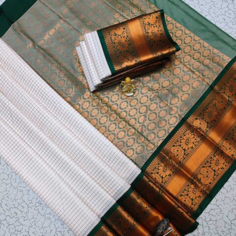 Fancy Butta Big Border Sarees 022