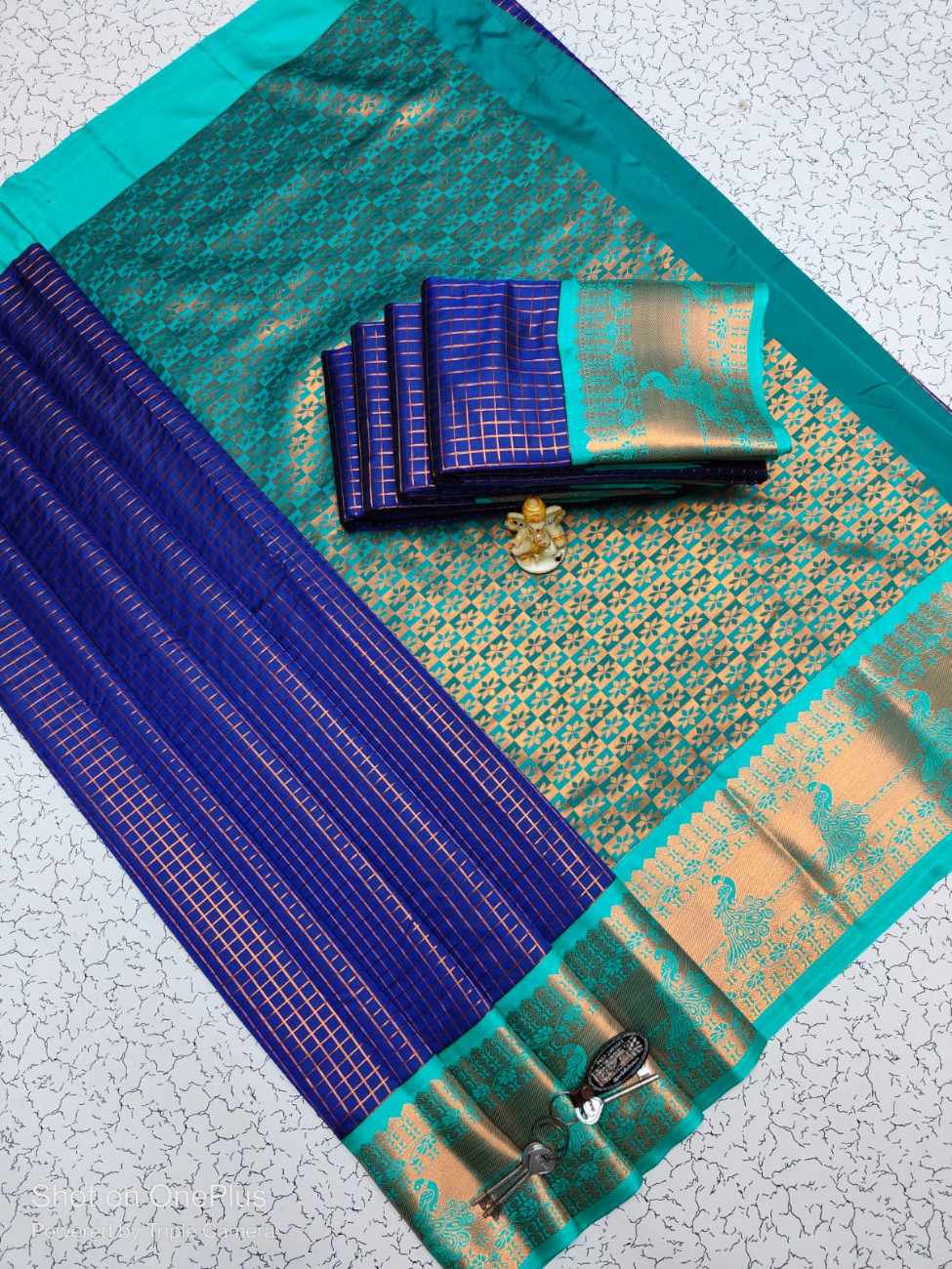 Fancy Butta Big Border Sarees 023