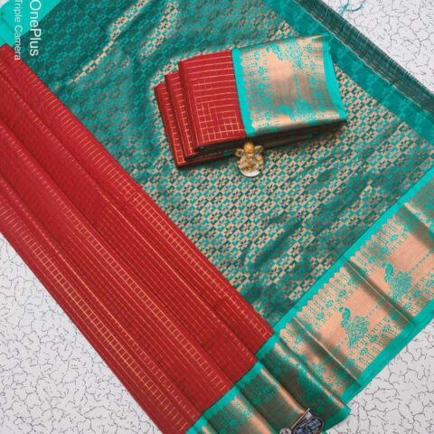 Fancy Butta Big Border Sarees 025