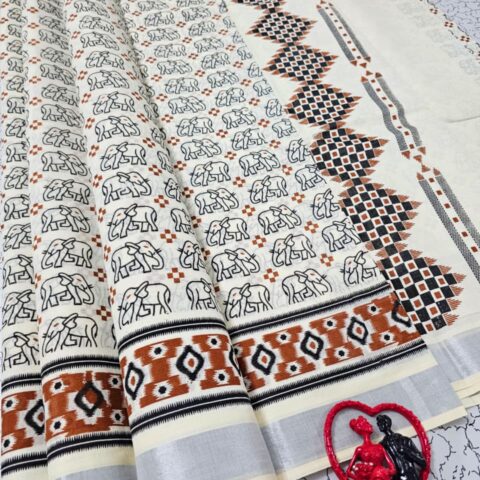 Printed Cotton Sarees 009