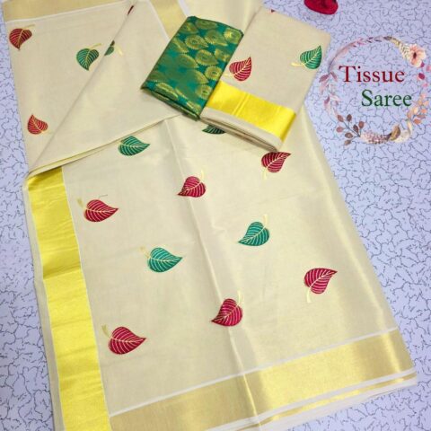 Kerala Tissue Saree 004